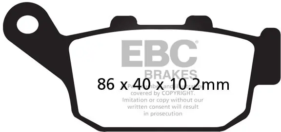 EBC - SFA140HH - Brake Pads - Sintered Scooter Fabrieksprijs