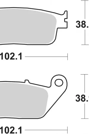 Must-Have SBS - 181MS BRAKE PADS SINTER - Brake Pads - Voor scooters