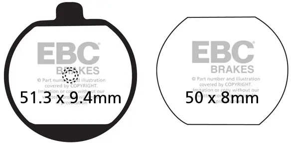 EBC - FA073 - Brake Pads - Organic voor Kawasaki Z 1000 a Garantie Inbegrepen