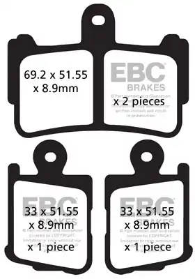 EBC - FA499/4HH - Brake Pads - Sintered Sportbike Korting