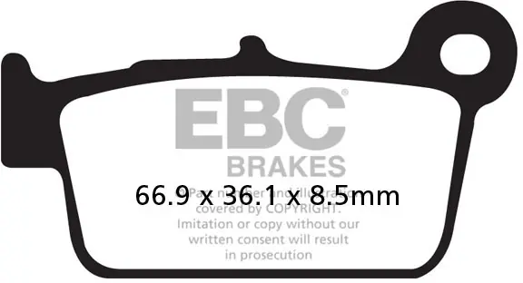 EBC - FA367/2TT - Brake Pads - Organisch Gereduceerde Prijs