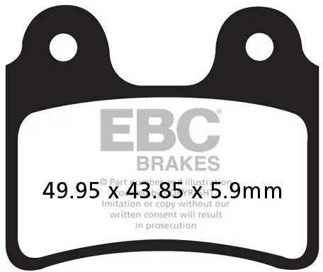 EBC - FA303TT - Brake Pads - Organisch Meest Verkocht