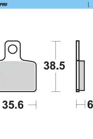 MOTO MASTER - 099212 - Brake Pads - Sinter Racing GP Tijdelijk Beschikbaar