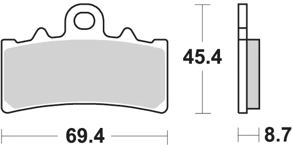 Uitverkoop BRAKING - 952 CM55 - Brake Pads - Sintered