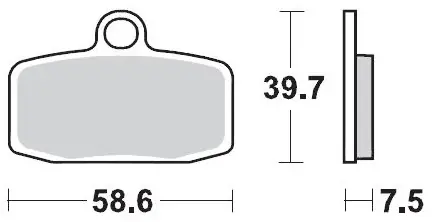 Hete Deal MOTO MASTER - 097411 - Brake Pads - SINTER RACING - OFF ROAD RACING