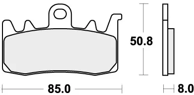 Nu Kopen SBS - 900DC BRAKE PADS ORGANIC RACING - Brake Pads - Road Racing