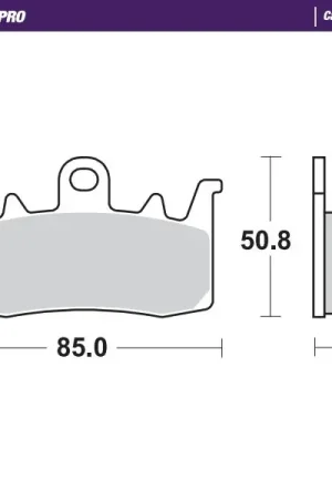 Koop Online MOTO MASTER - 408006 - Brake Pads - Carbon Racing