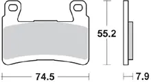 Laatste Kans BRAKING - 959 CM55 - Brake Pads - Sintered