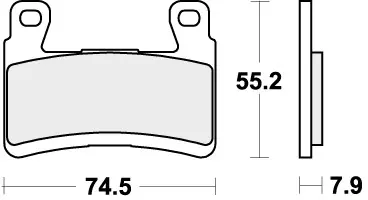SBS - 894RST BRAKE PADS SINTER SPORT - Brake Pads - SINTER SPORT Dagaanbieding