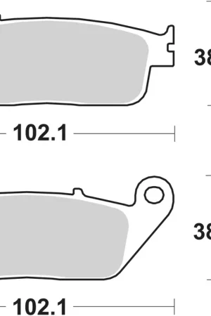 Lage Prijs SBS - 183HF - Brake Pads - Organic street