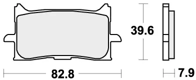 SBS - 940HS - Brake Pads - Sinter Modern