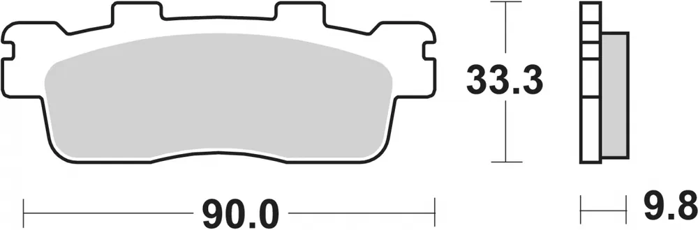 SBS - 204CT - Brake Pads - Organic Groothandel