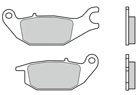 Geld-Terug-Garantie BREMBO - 07110CC - Brake Pads - Organic