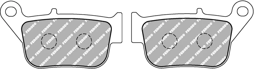 Premium FERODO - FDB2279AG - Brake Pads - Organic