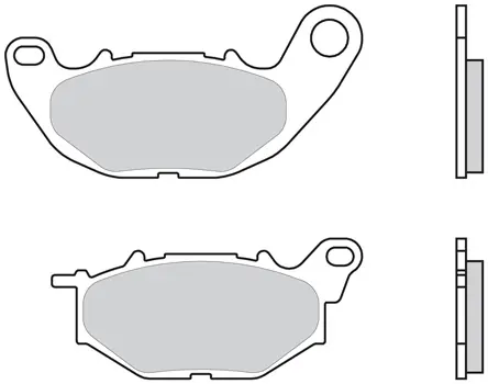 Wereldwijde Verzending BREMBO - 07YA52CC - Brake Pads - Organic Street