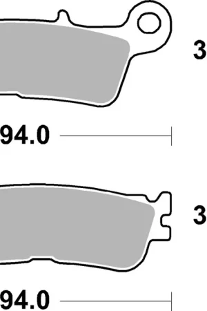 SBS - 965RSI BRAKE PADS SINTER RACING - Brake Pads - Off Road Racing Shop Nu