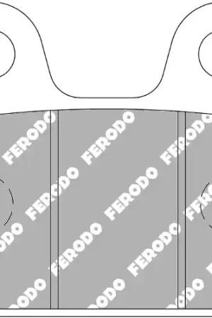 FERODO - FDB2306P - Remblokken - Platinakwaliteit Handgemaakt