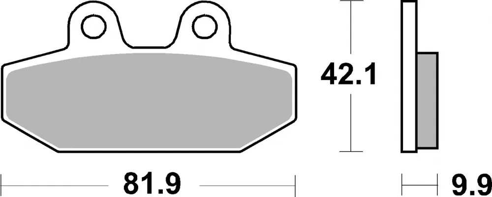 Merkproduct SBS - 949HHF - Brake Pads - Organisch