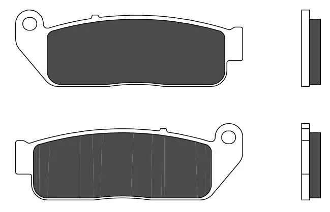 BREMBO - 07GR80CC - Brake Pads - Organic STREET Aanbieding