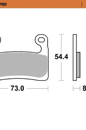 Koopje MOTO MASTER - 413501 - Brake Pads - Sinter