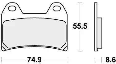 Alleen Vandaag SBS - 706DS-1 - Brake Pads - Sinter Racing