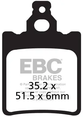 EBC - FA060 - Brake Pads - Organisch Express Levering