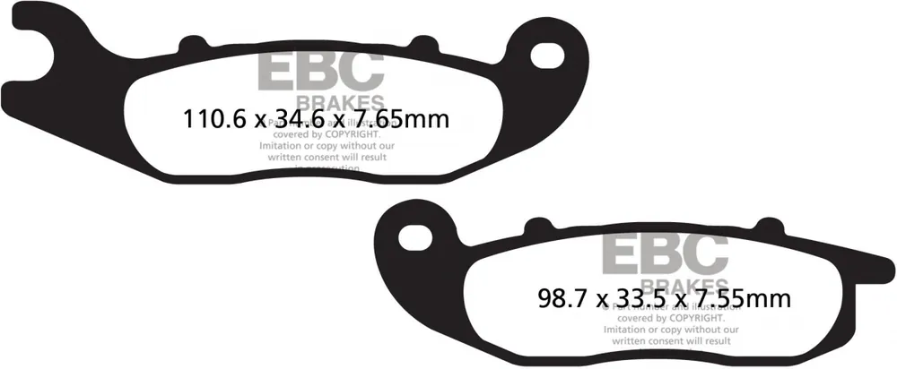EBC - SFAC693 - Brake Pads - Carbon Beperkte Voorraad
