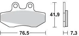 BRAKING - 741 SM1 - Brake Pads - Semi Metallic Koop Vandaag
