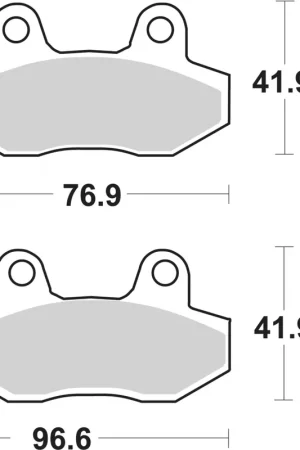 Authentiek SBS - 197CT - Brake Pads - Organic