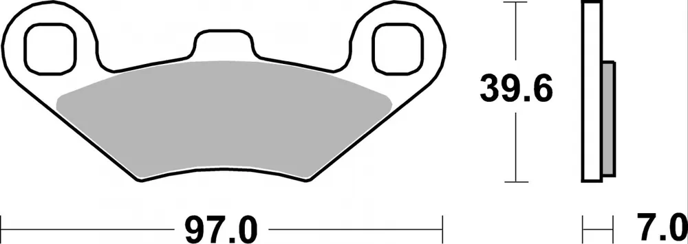 SBS - 219MS BRAKE PADS SINTER - Brake Pads - Geschikt voor scooters Favoriet
