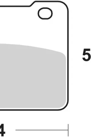 In De Mode SBS - 215MS BRAKE PADS SINTER - Brake Pads - Scooter