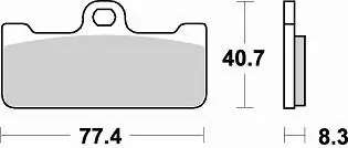 Direct Verzonden BRAKING - 776 CM55 - Brake Pads - Sintered
