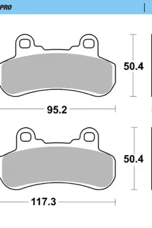 Fabrieksprijs MOTO MASTER - 080012 - Brake Pads - Sinter Racing
