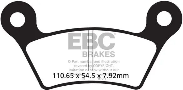 Populair EBC - FA 473V - Brake Pads - Semi Sintered