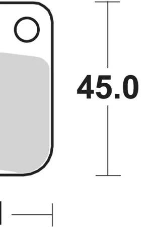 SBS - 100HF BRAKE PADS ORGANIC - Brake Pads - STREET Topkwaliteit