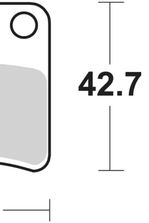 SBS - 115CT BRAKE PADS ORGANIC - Brake Pads - Scooters Speciale Aanbieding