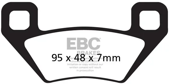 Ambachtelijk EBC - FA395R - Brake Pads - Sintered R