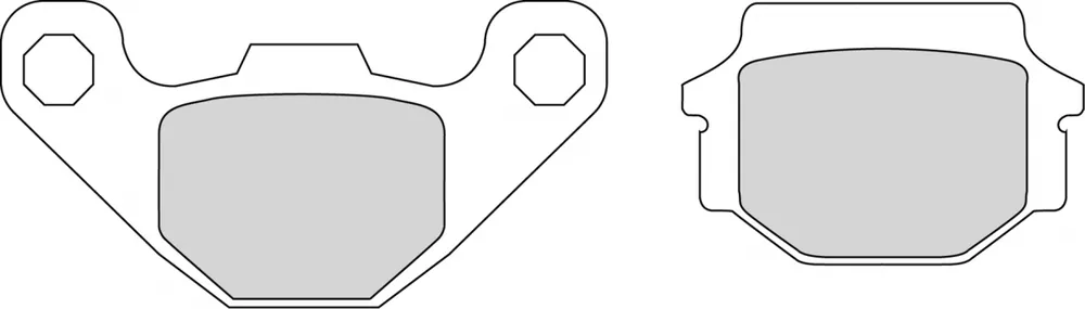 FERODO - FDB731P - Brake Pads - Organic Nieuw Model