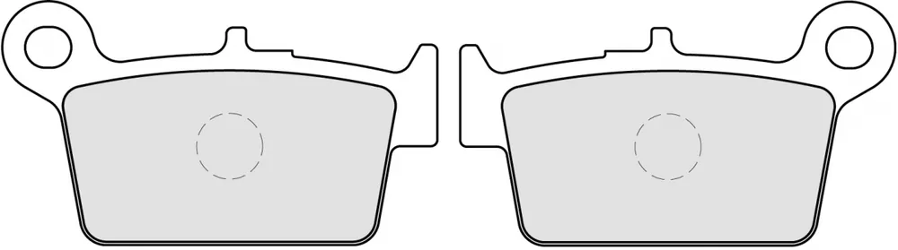 Professioneel FERODO - FDB2206P - Brake Pads - Organic