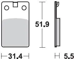 BRAKING - 671 SM1 - Brake Pads - Semi Metallic Gratis Verzending