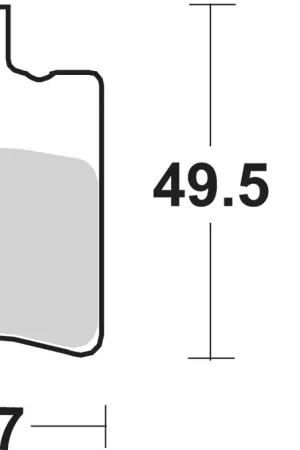 SBS - 123CT BRAKE PADS ORGANIC - Brake Pads - Voor scooters Speciale Aanbieding