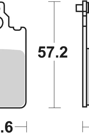 Op = Op SBS - 109HF BRAKE PADS ORGANIC - Brake Pads - STREET