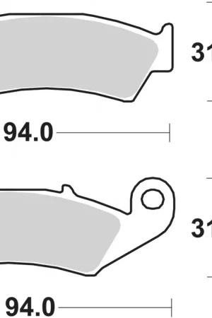 Nieuwe Collectie SBS - 139HF BRAKE PADS ORGANIC - Brake Pads - STREET