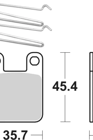 Plaats Bestelling SBS - 188HF - Brake Pads - Organic