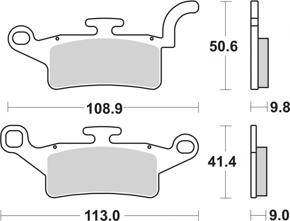 Alleen Vandaag SBS - 208HF - Brake Pads - Organic