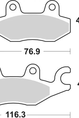 Flitsaanbieding SBS - 210MS - Brake Pads - Sinter