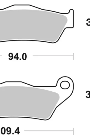SBS - 237HF - Brake Pads - Organic - STREET Beperkt Aanbod