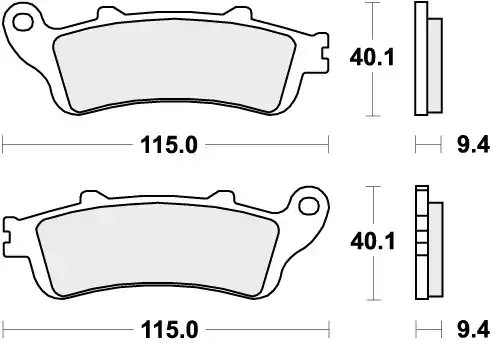 SBS - 722HS - Brake Pads - Sinter Voordeelprijs