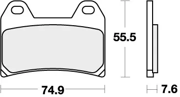 SBS - 727HS BRAKE PADS SINTER - Brake Pads - STREET Luxe