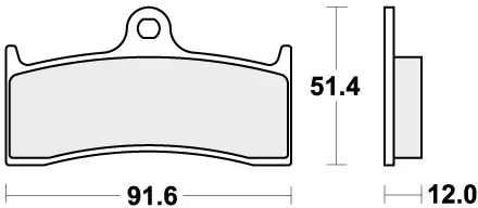 Ambachtelijk SBS - 779DC - Brake Pads - Organic Racing